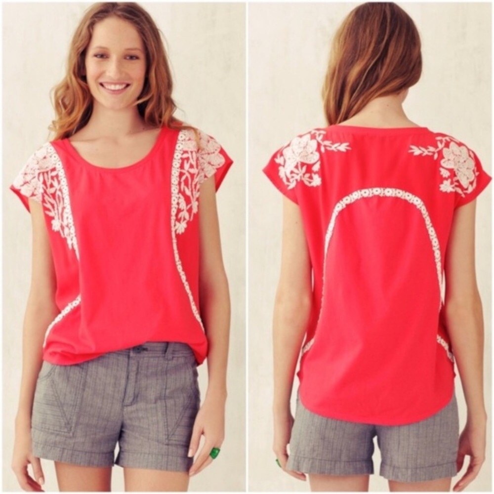 Anthropologie One September Alma Silk Blend size S